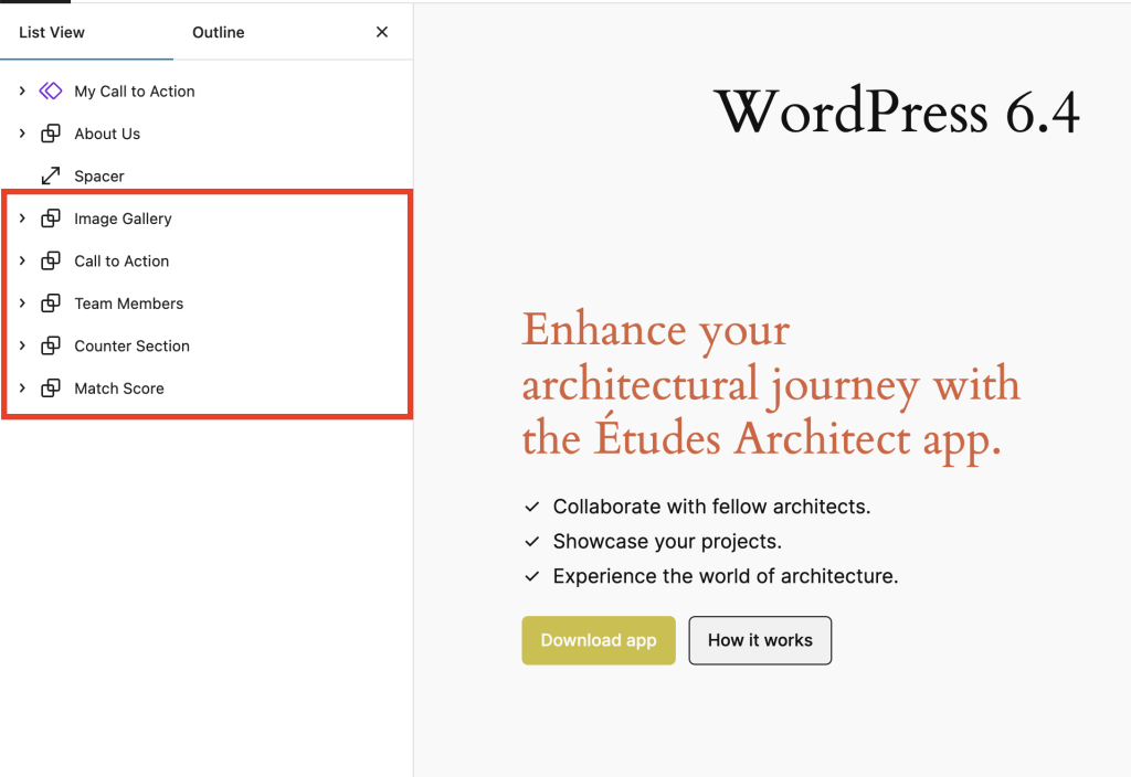 WordPress 6.4 - Features to Expect (First Look and Screenshots) Rename Groups 1024x704
