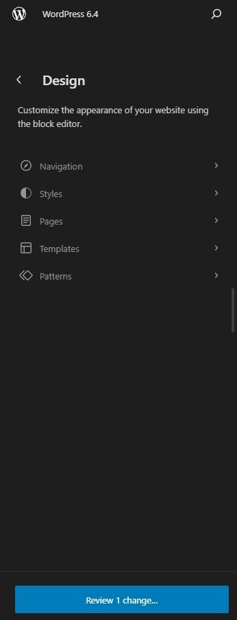 WordPress 6.4 - Features to Expect (First Look and Screenshots) Style Revisions