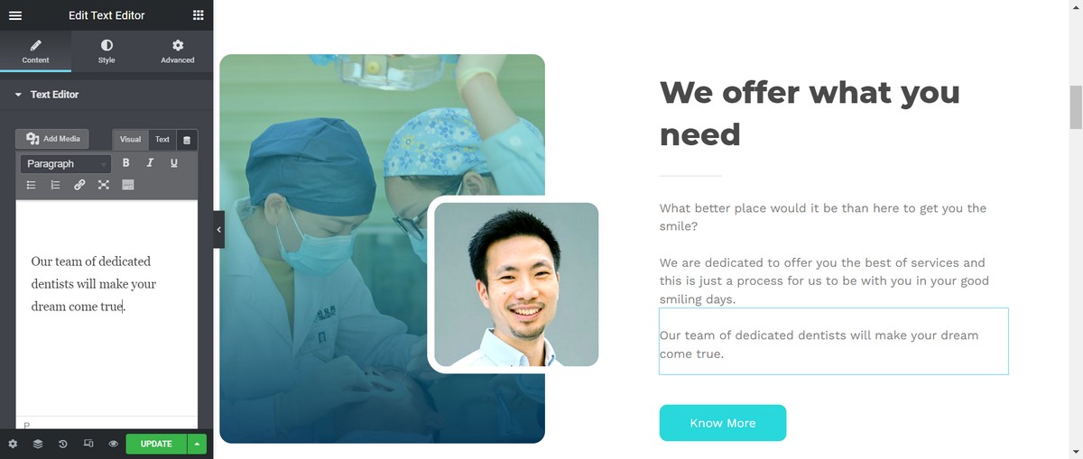 How To Create a Stunning One Page Website (Step-By-Step Guide) Click on the element you would like to edit