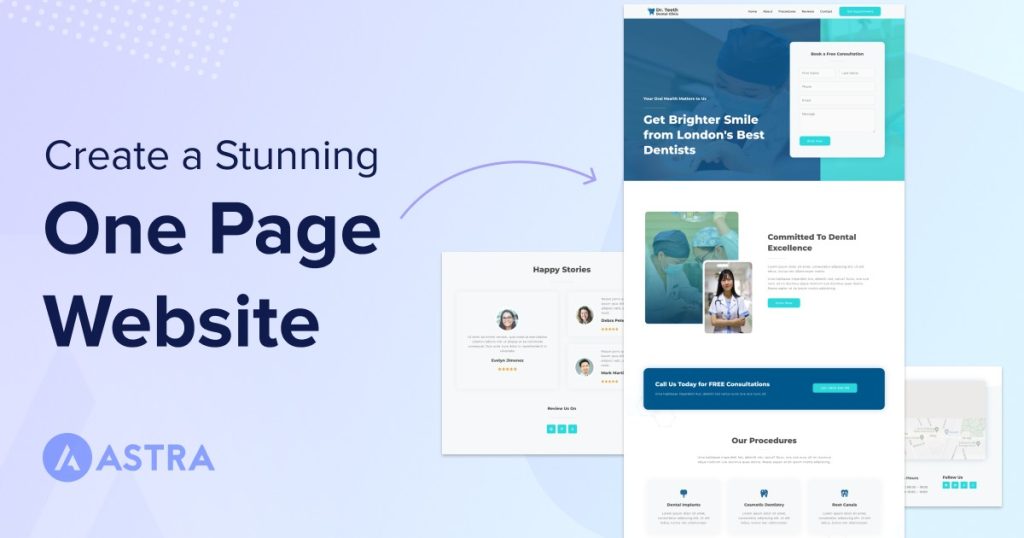 How To Create a Stunning One Page Website (Step-By-Step Guide) How to Create a Stunning One Page Website