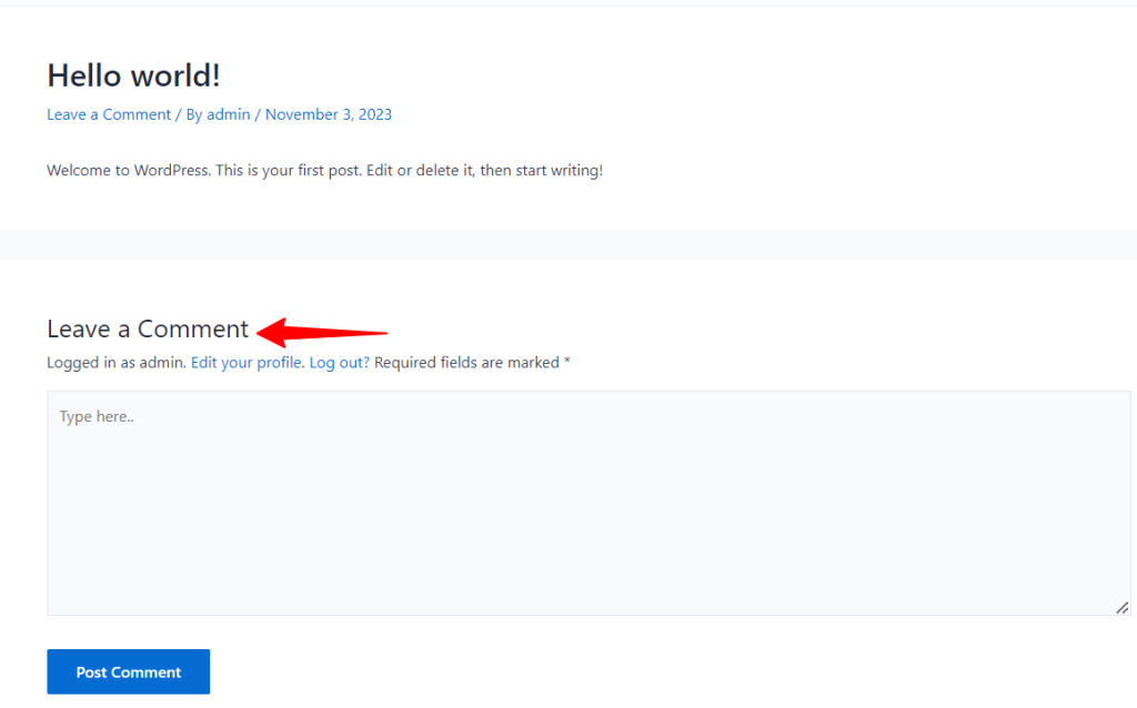 How to change "Leave a Comment" string in WordPress How to change “Leave a Comment” string in WordPress