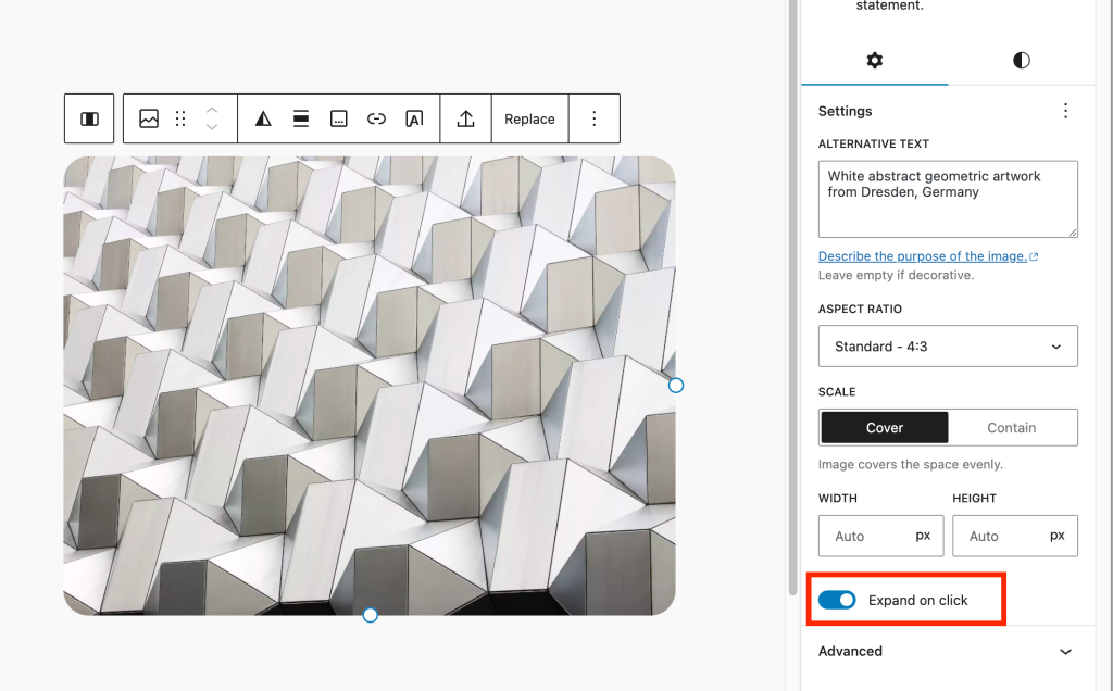 WordPress 6.4 - Features to Expect (First Look and Screenshots) Lightbox Effect 1024x636