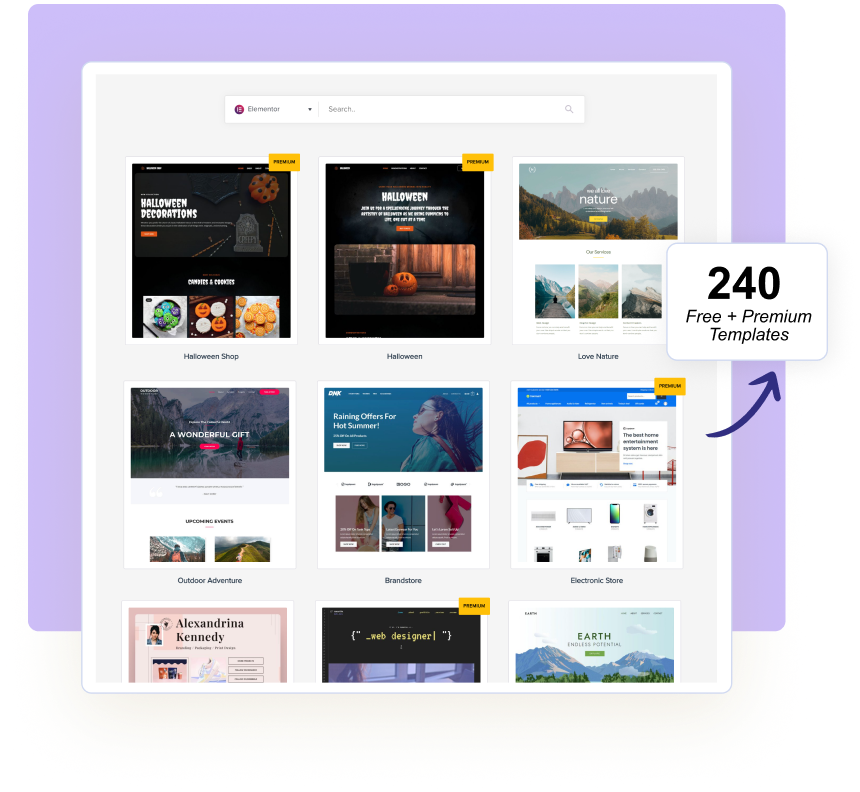 Year in Review 2023 New Premium Templates