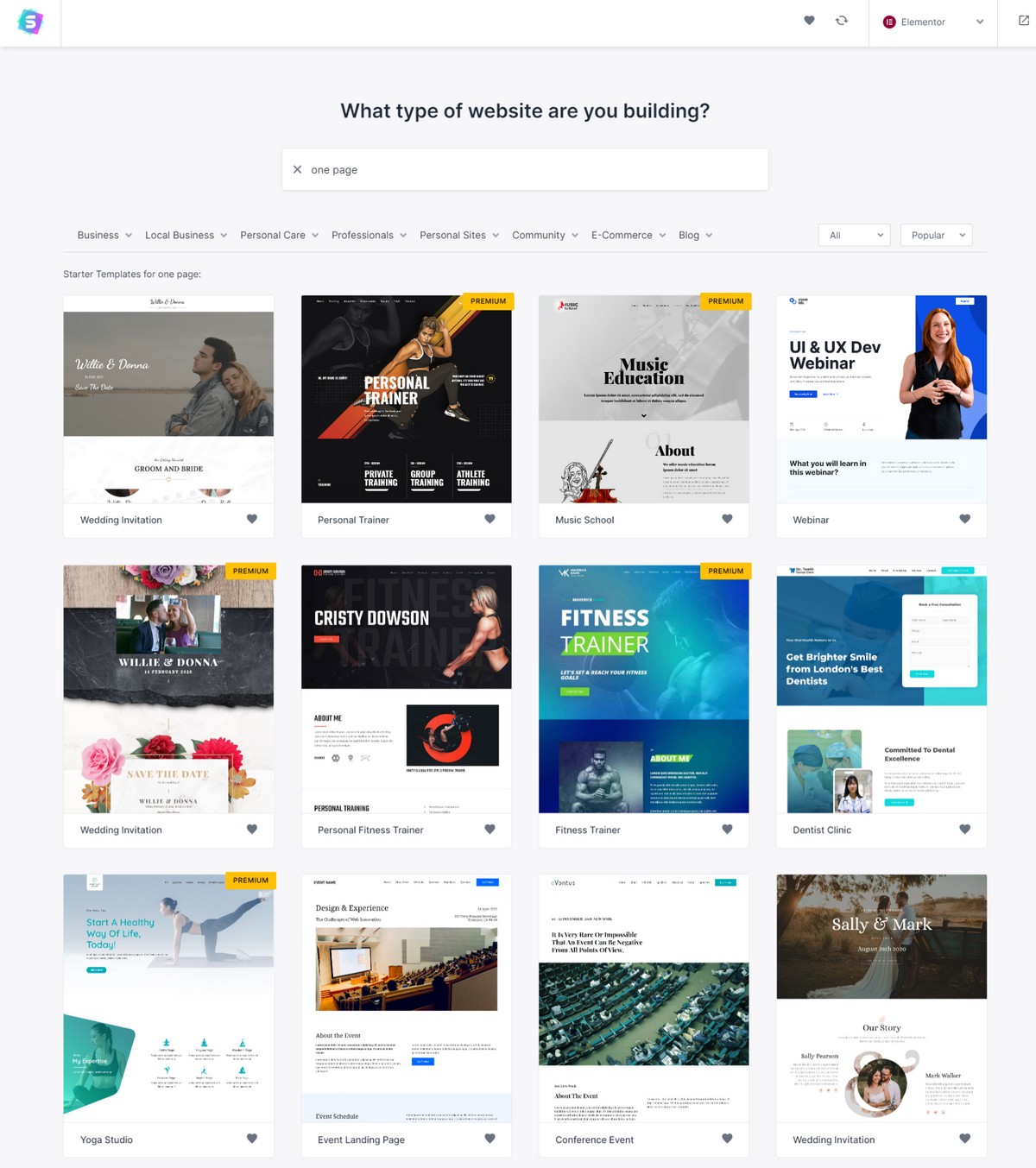 How To Create a Stunning One Page Website (Step-By-Step Guide) Search one page templates