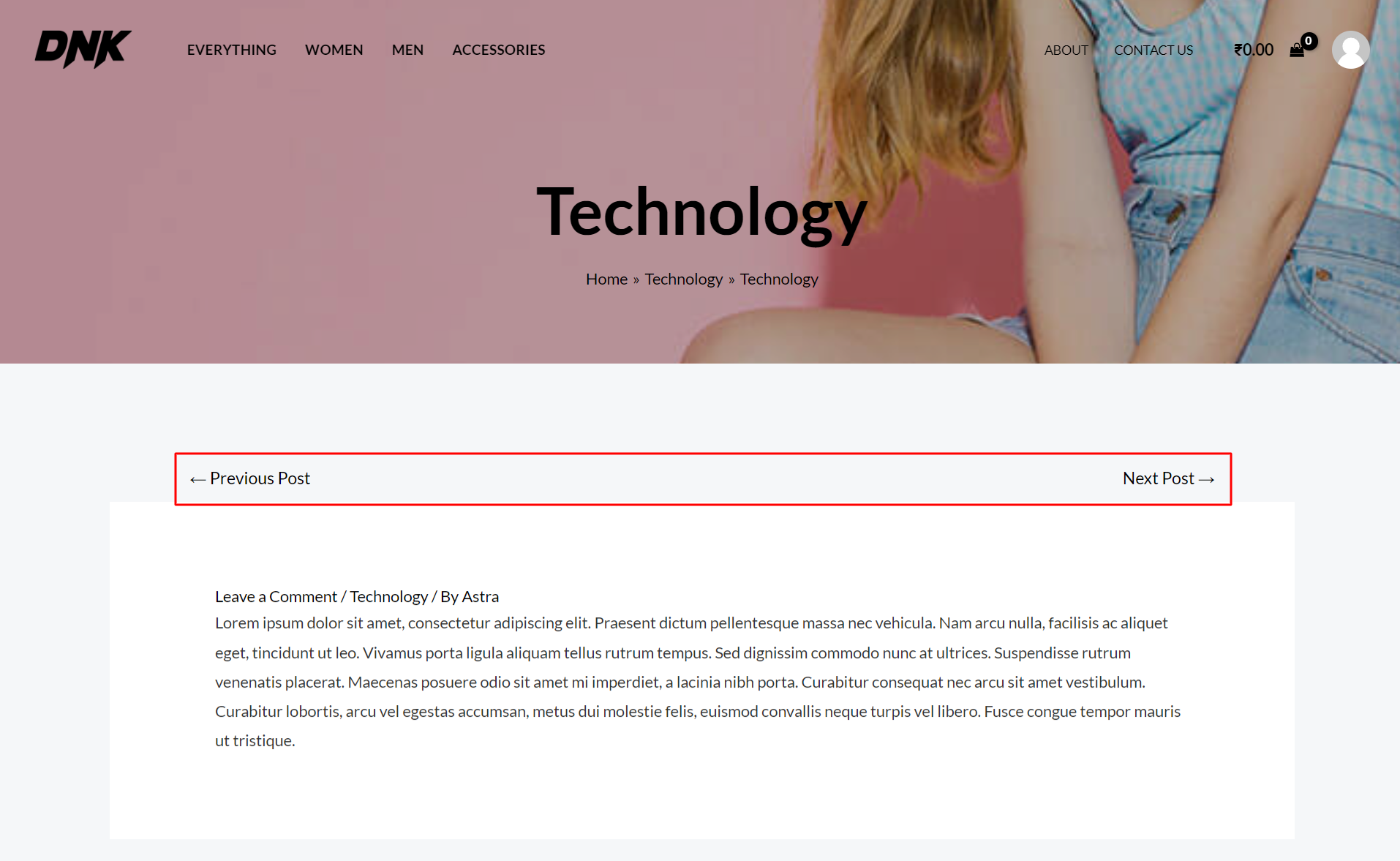 How to move the "Previous and Next" link to the top of the "Single Blog Post" "Previous and Next" link to the top of the "Single Blog Post"
