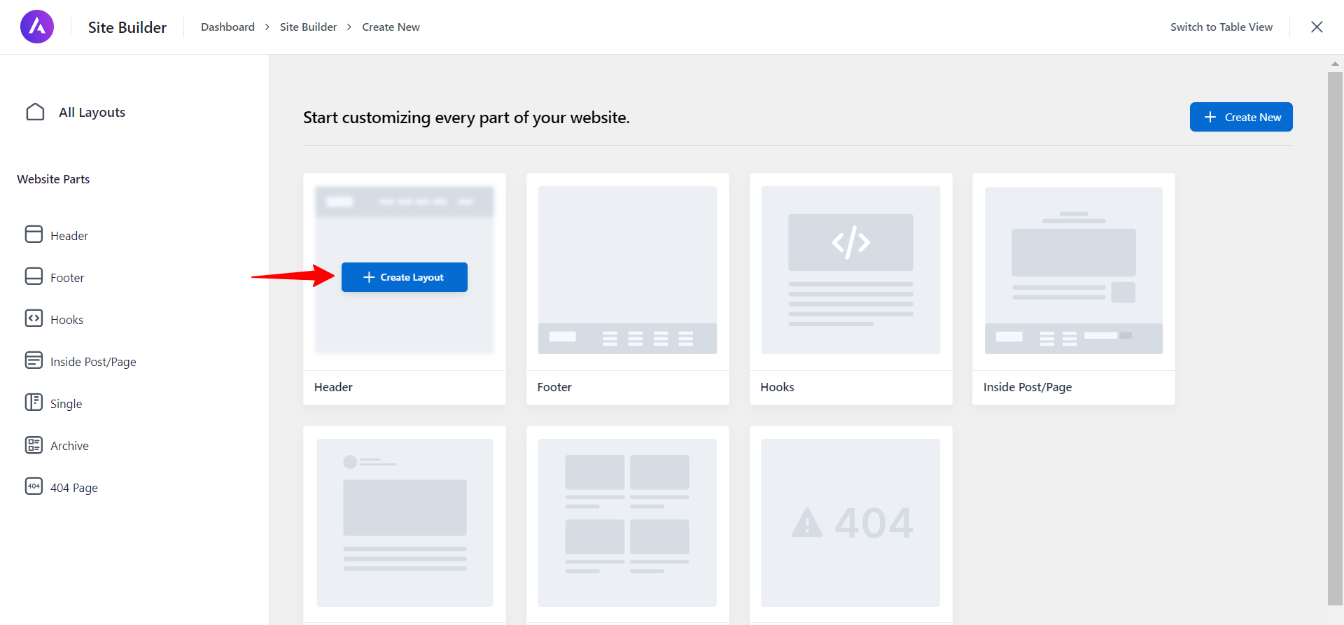Site Builder Overview Site Builder