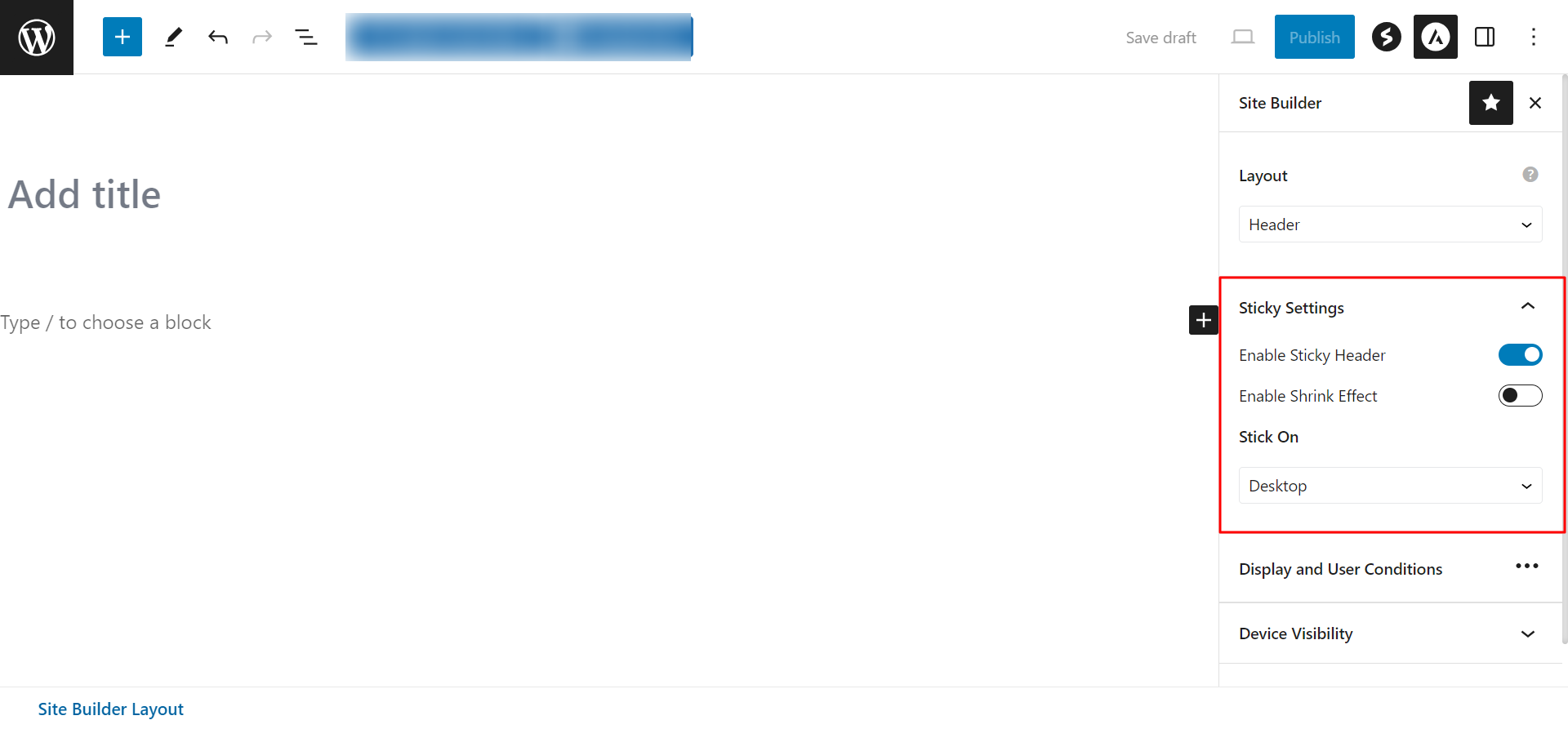 Site Builder Overview Site Builder