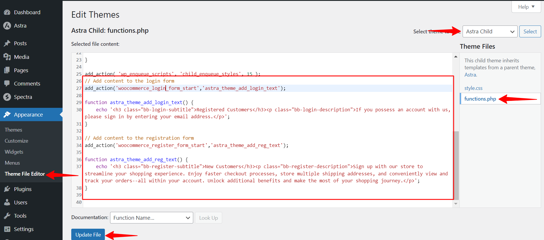 How to Add Additional Content on the My Account Login Page Word Image 168089 1