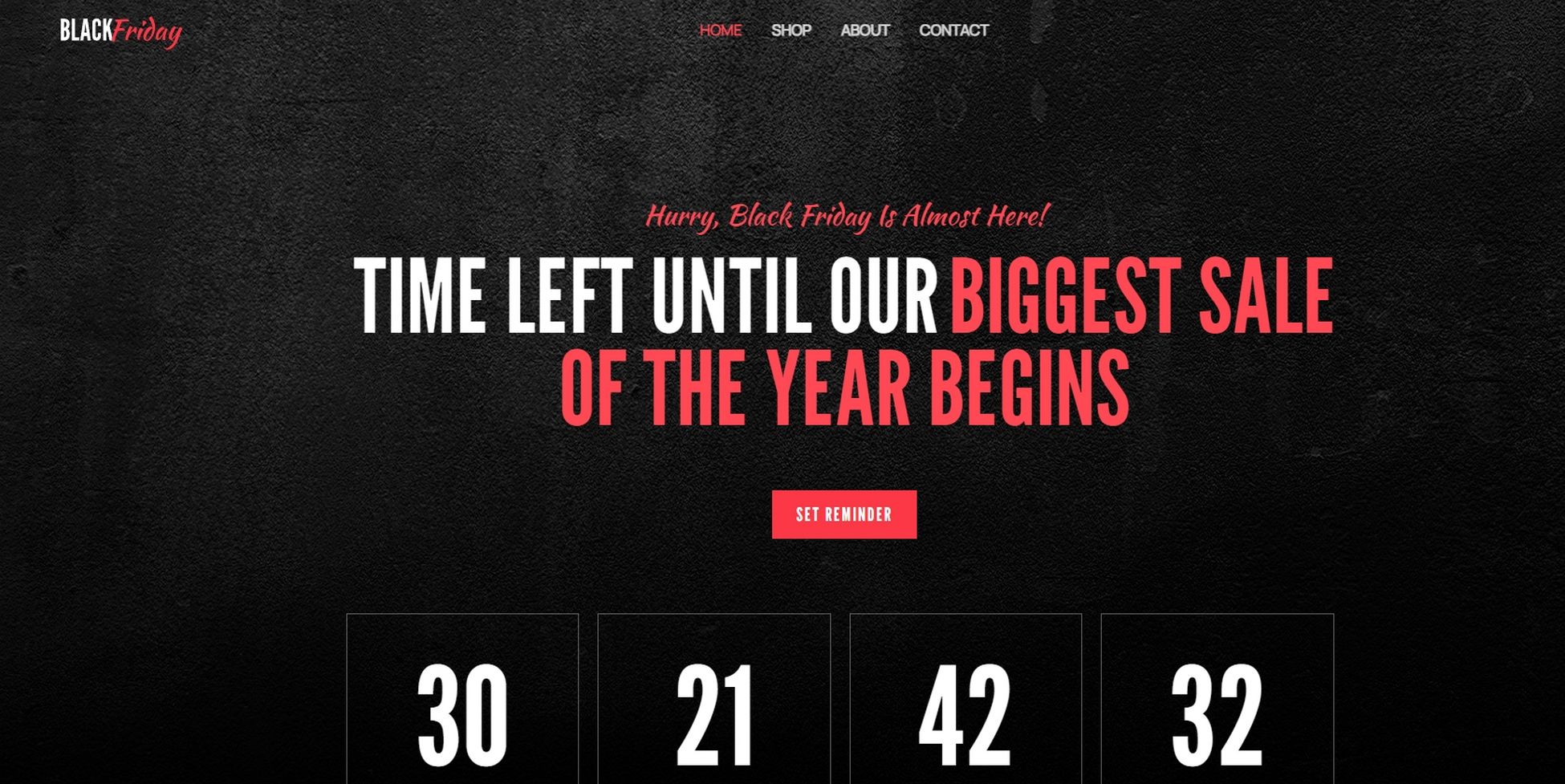 Black Friday Website Examples + Readymade BFCM Templates Word Image 168344 8