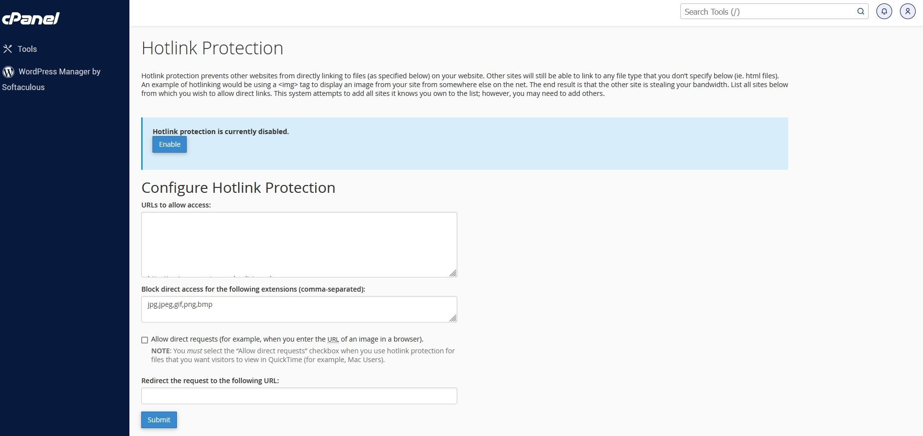 WordPress Image Loading Errors? We've Seen It All Before Check Image Hotlinking Prevention in cPanel