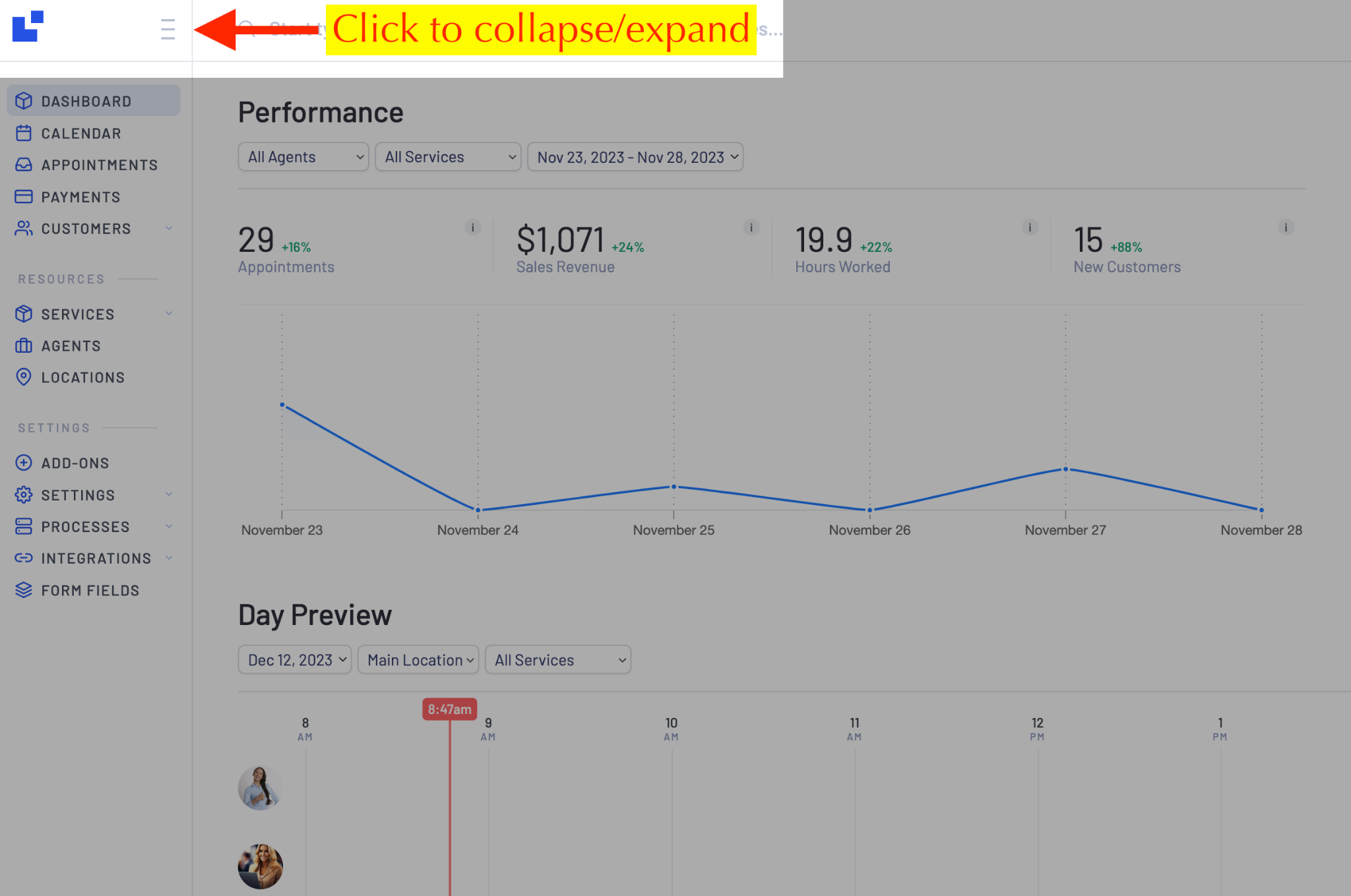 LatePoint Review: Is It the Right Booking Plugin For Your Service? Collapse latepoint menu