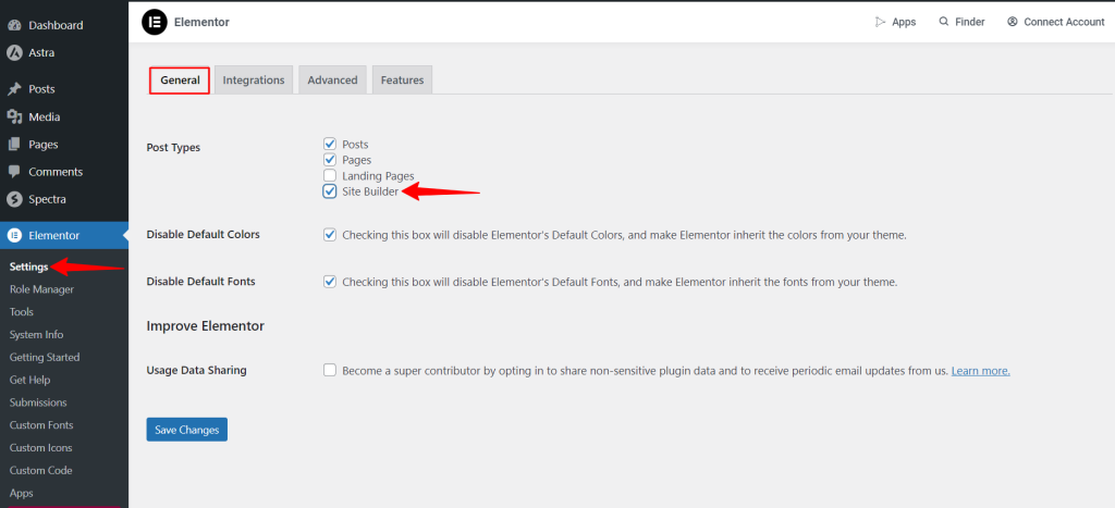 Elementor Settings 1024x467