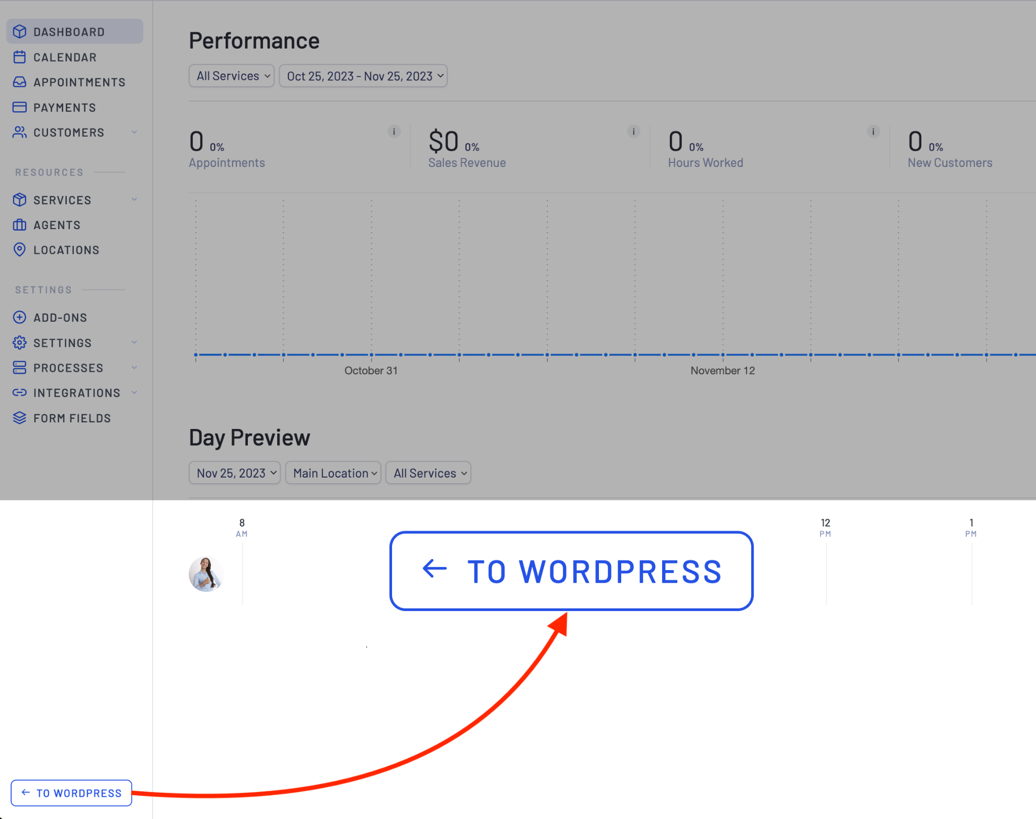 LatePoint Review: Is It the Right Booking Plugin For Your Service? Go to WordPress admin area