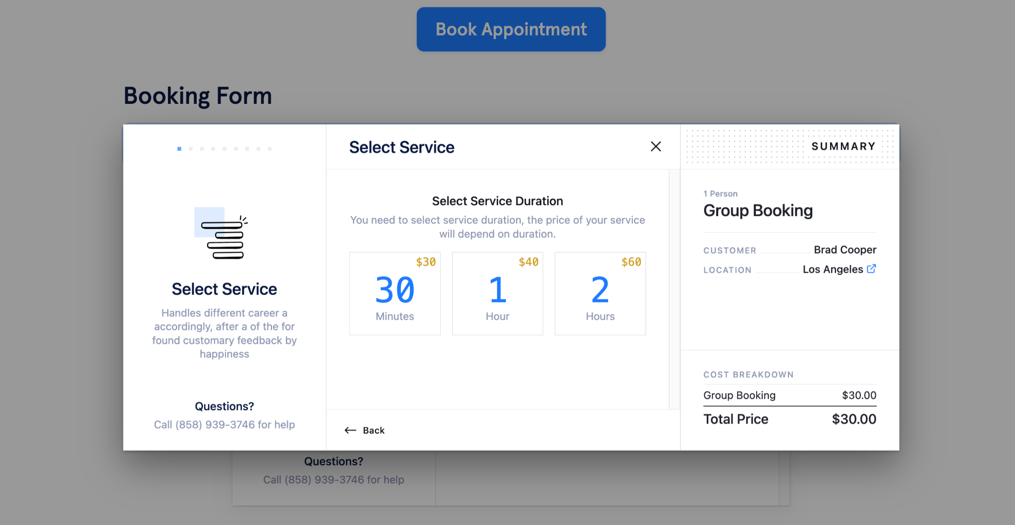 LatePoint Review: Is It the Right Booking Plugin For Your Service? latepoint booking form - latepoint review
