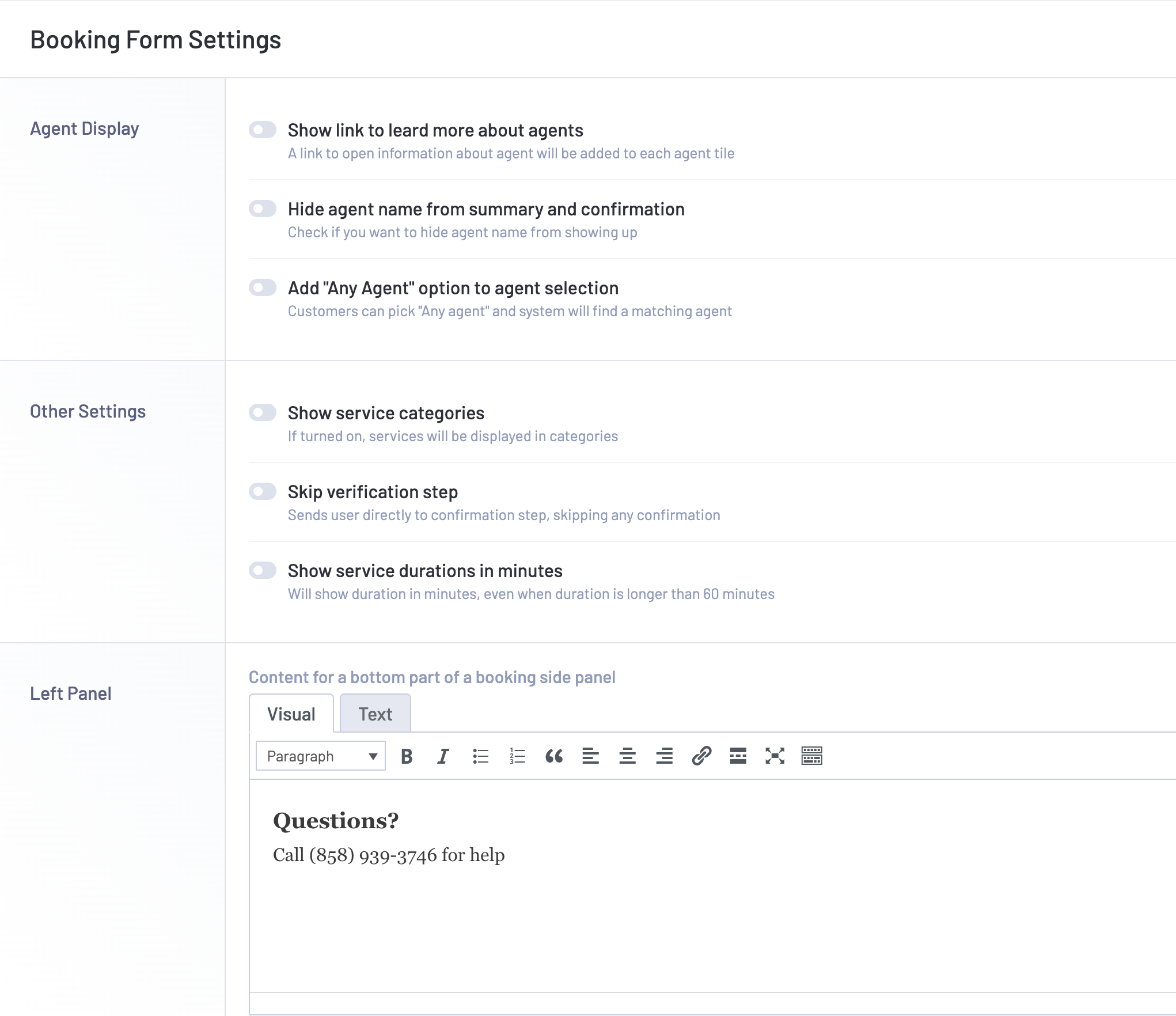 LatePoint Review: Is It the Right Booking Plugin For Your Service? LatePoint booking form setttings