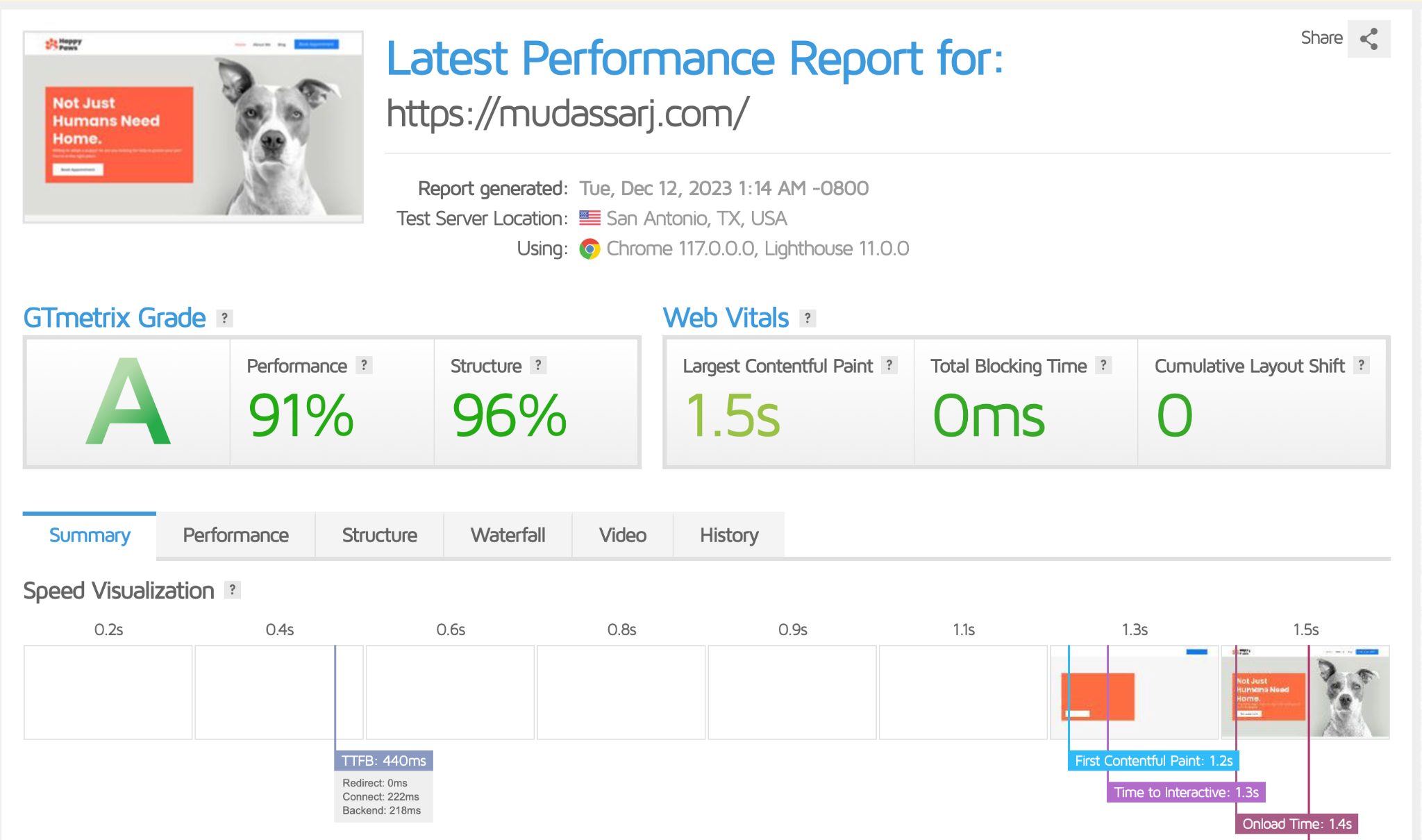 LatePoint Review: Is It the Right Booking Plugin For Your Service? latepoint GTmetrix test without addons