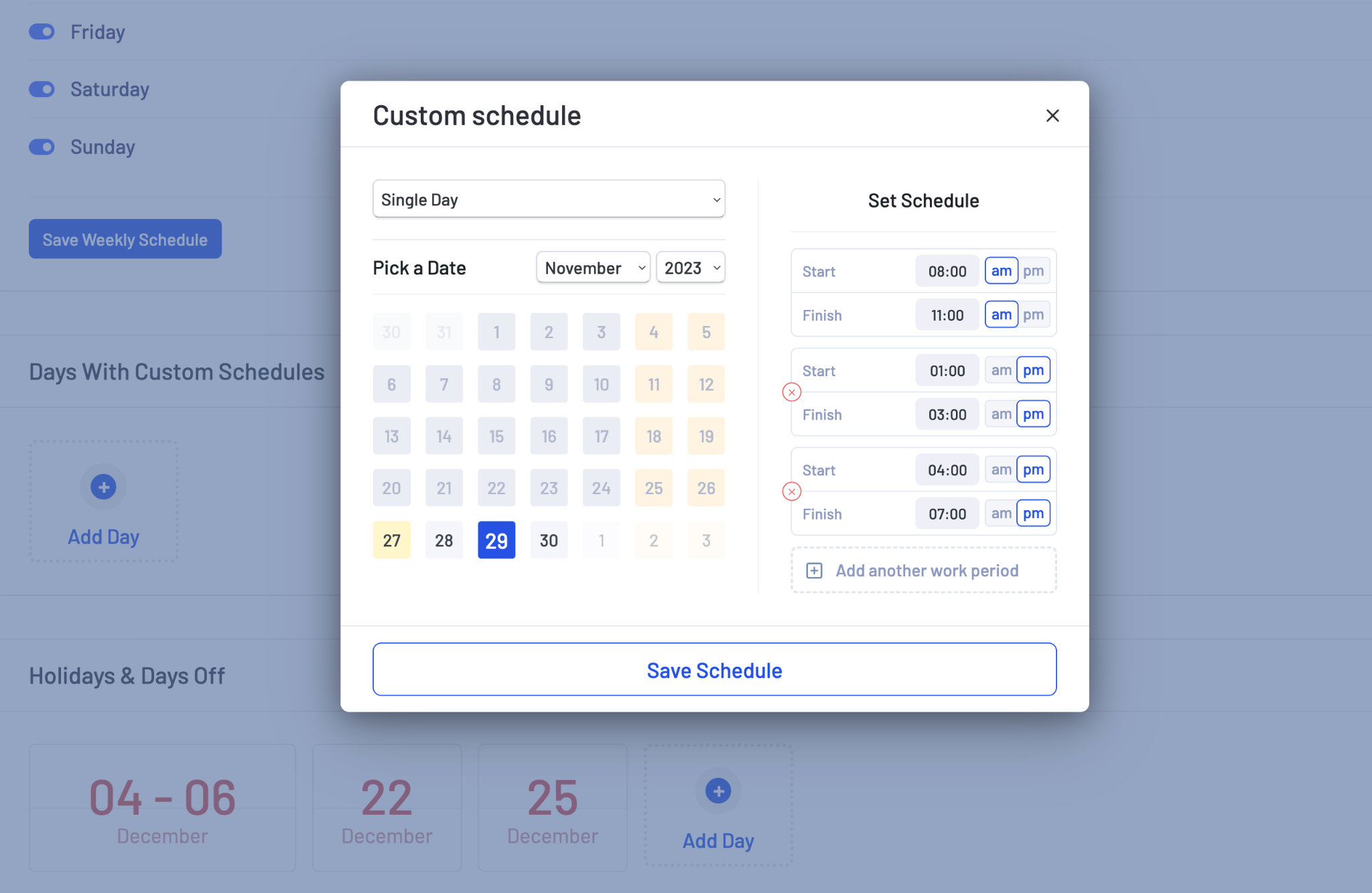 LatePoint Review: Is It the Right Booking Plugin For Your Service? LatePoint schedule customization