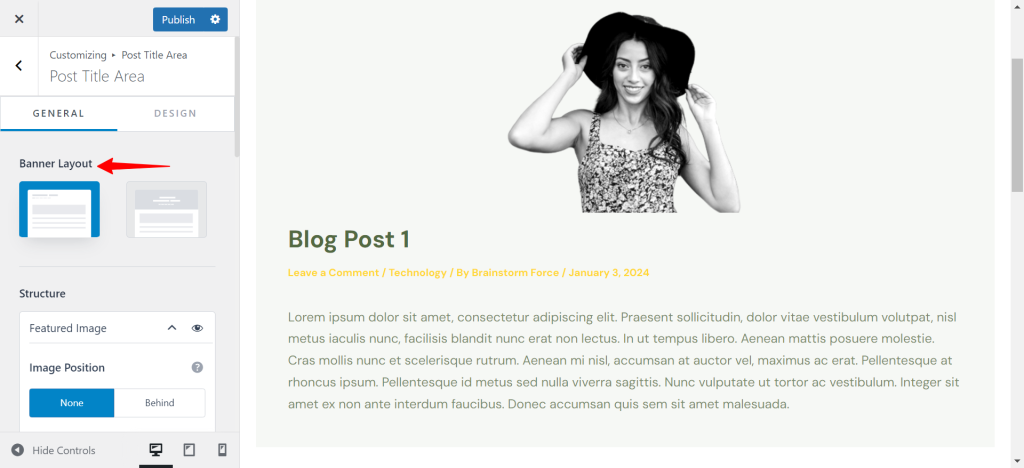 Single Post Banner Layout 1024x468