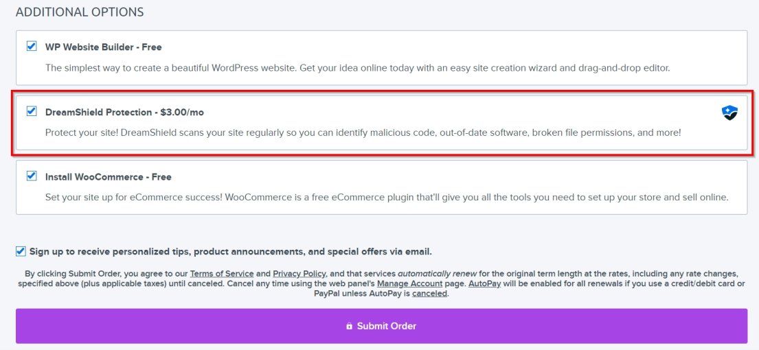 How to Start an Online Thrift Store: 6 Simple Steps to Profit dreamhost checkout page