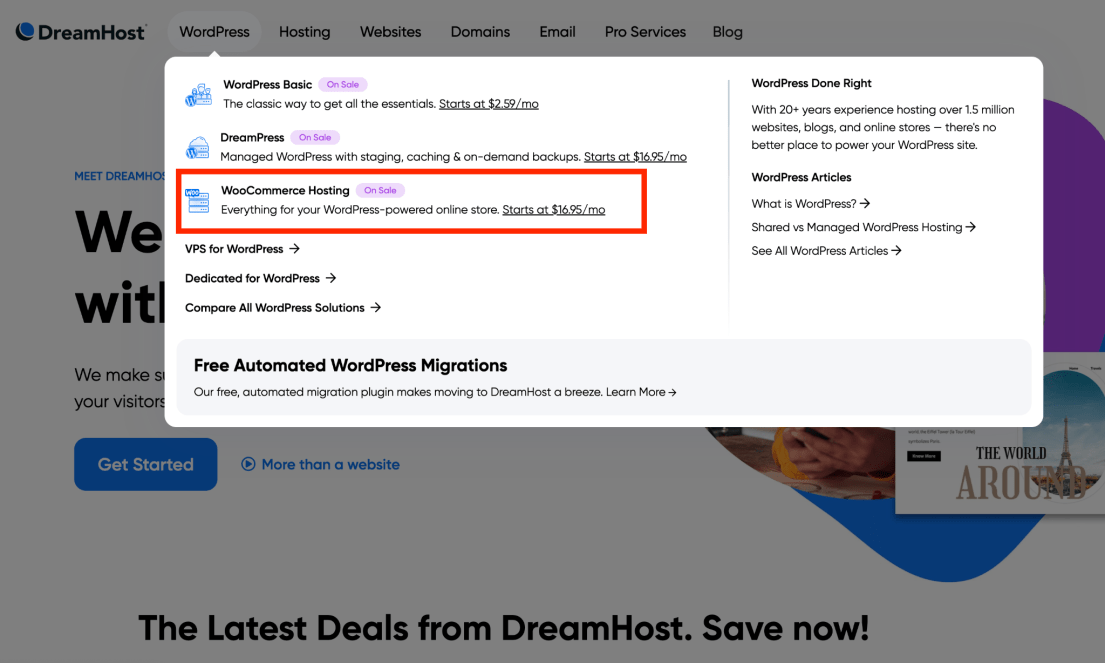 How to Start an Online Thrift Store: 6 Simple Steps to Profit dreamhost web host homepage
