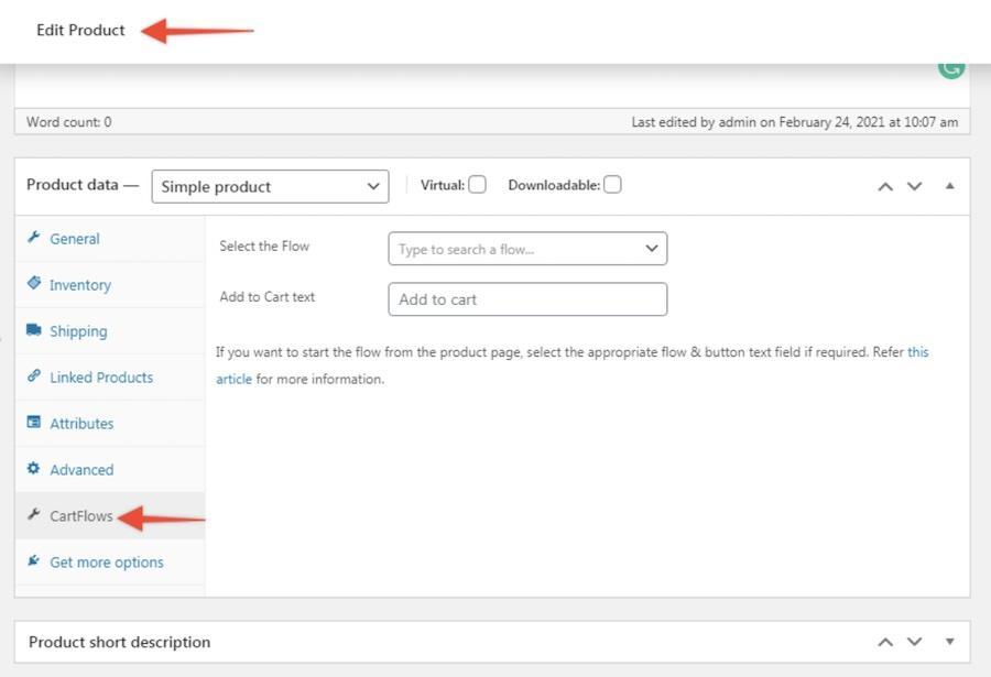 How To Set Up WooCommerce Order Bumps To Skyrocket Sales edit product to add cartflows