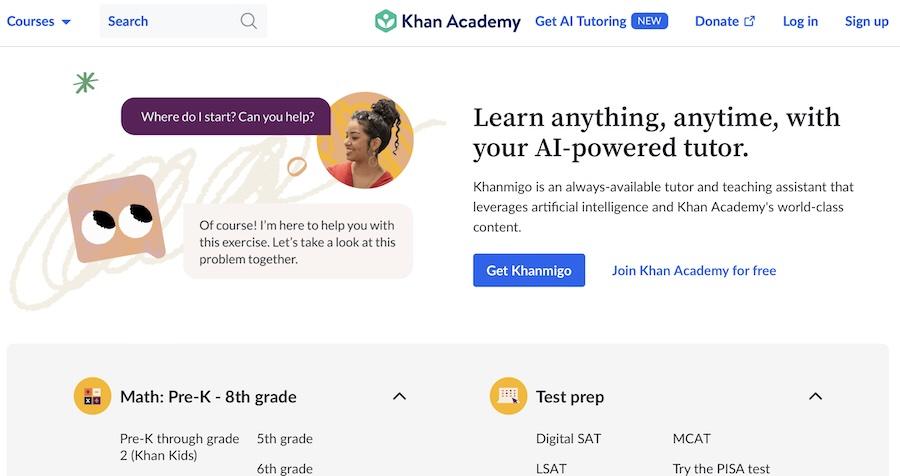 30+ Membership Website Examples That Created Devoted Fans Khan Academy educational resources website