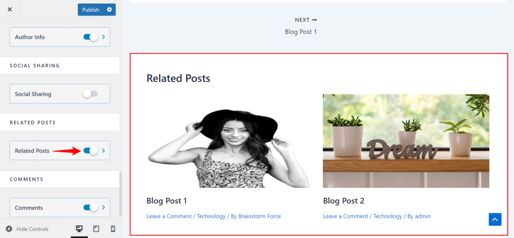Single Post with Blog Pro Related Posts 1024x474