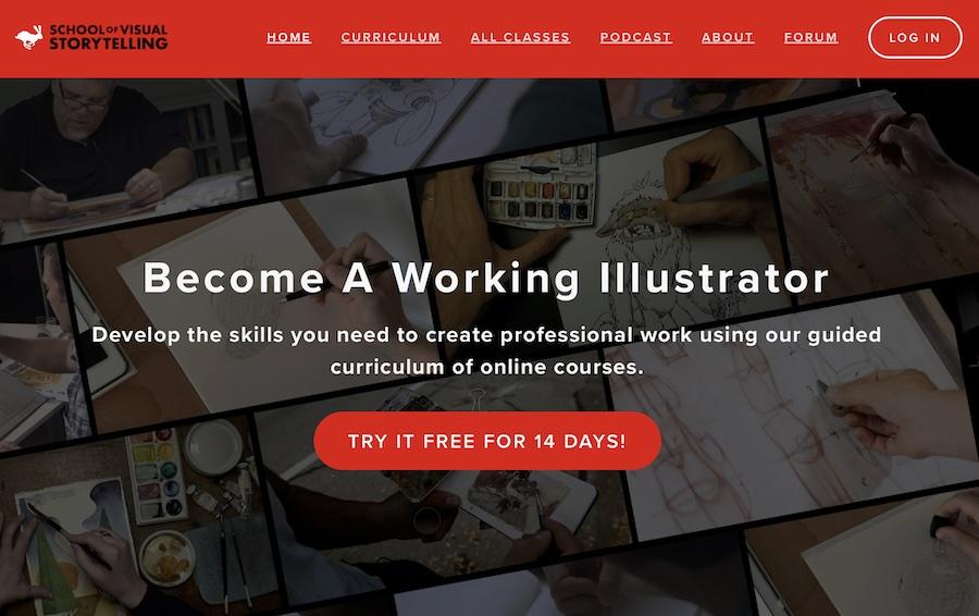 30+ Membership Website Examples That Created Devoted Fans school of visual storytelling