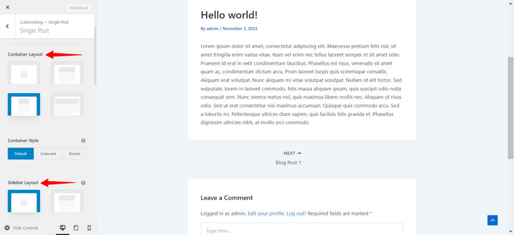 Single Post with Blog Pro Single Post 1 1024x468