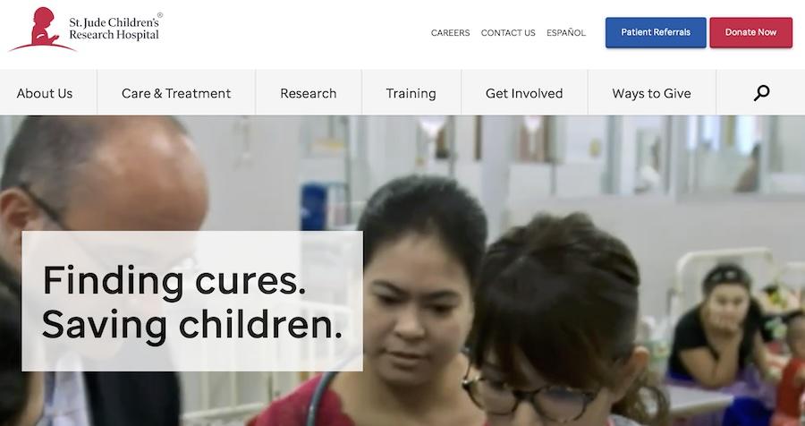 30+ Membership Website Examples That Created Devoted Fans St. Jude Children's Research Hospital