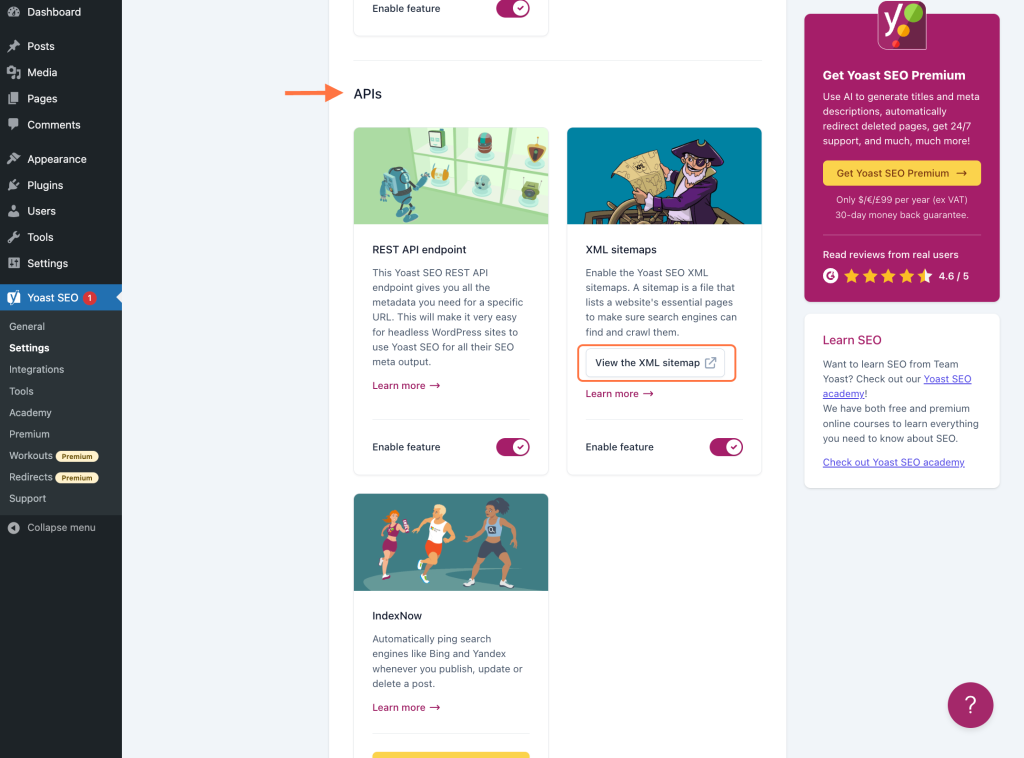 WordPress Sitemap: How To Create + 7 Best Plugins View the XML sitemap