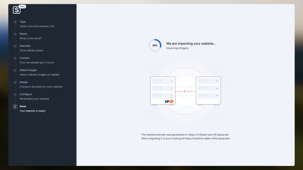 Introducing Starter Templates 4.0 With AI Magic! import the design to your website