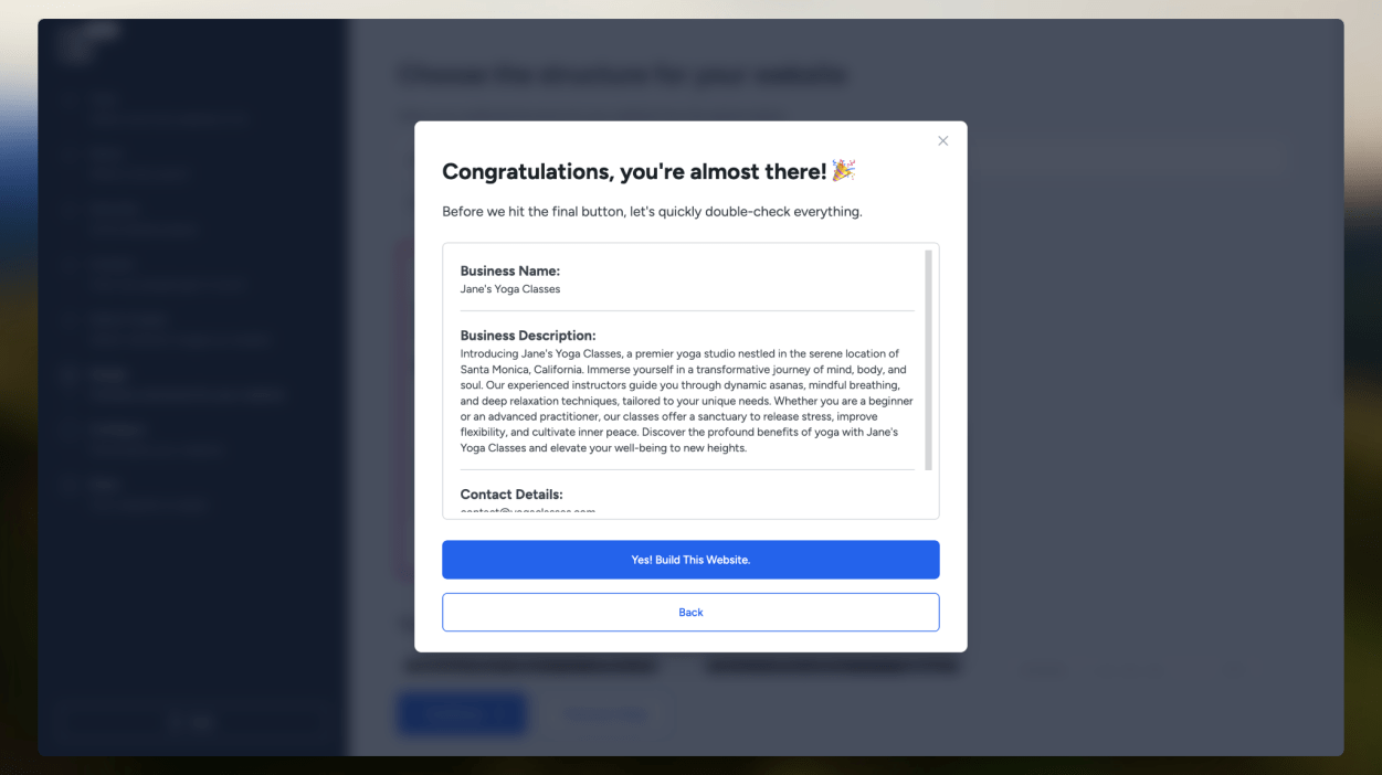 Introducing Starter Templates 4.0 With AI Magic! review the details that you provided