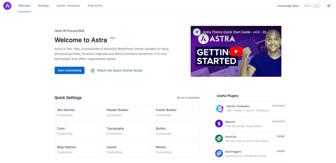 How To Create a Website for Your Small Business: 6 Simple Steps Use the same Astra > Dashboard to change the header, footer, site layout,