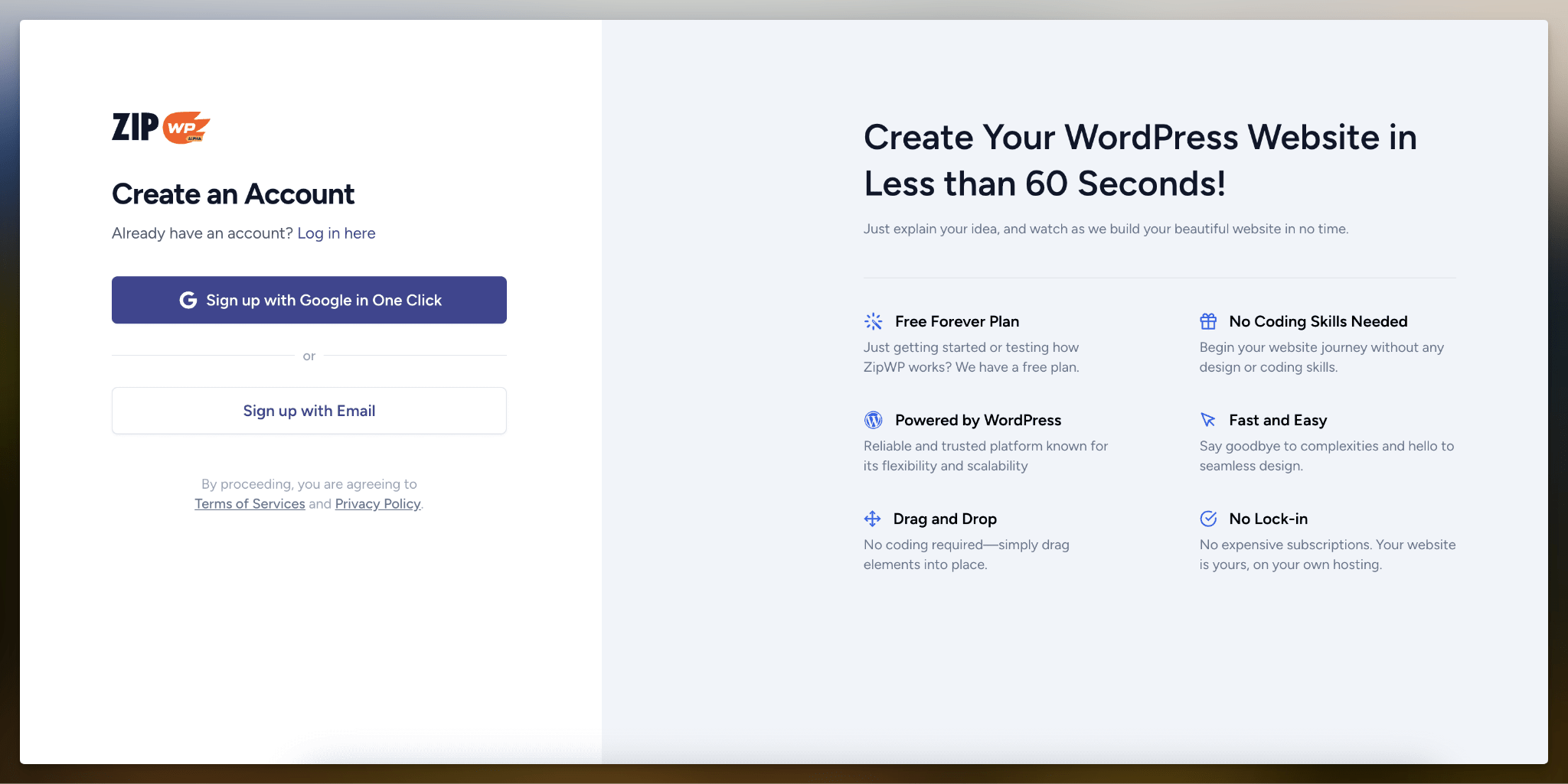 Introducing Starter Templates 4.0 With AI Magic! ZipWP login