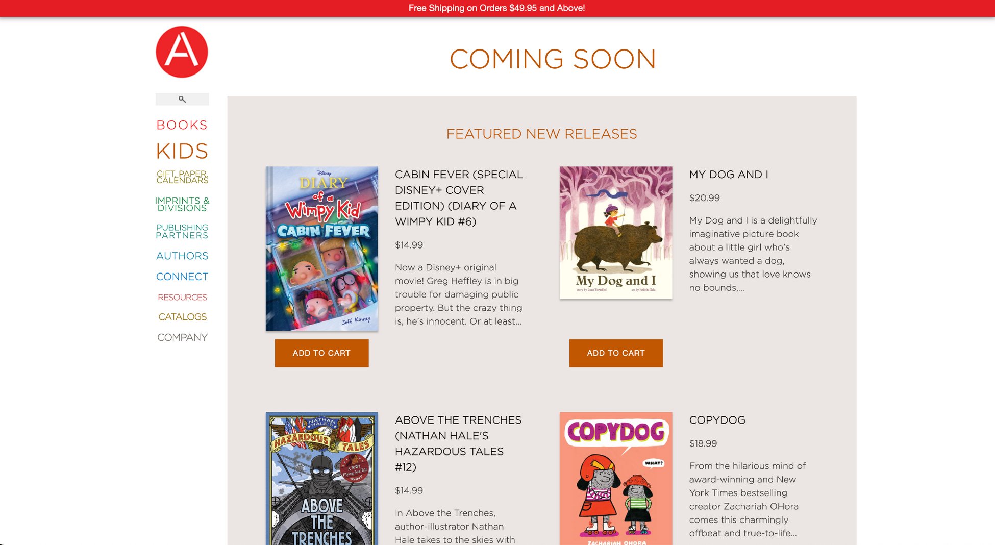 Create a Killer Coming Soon Page: 30+ Great Examples! abrams books coming soon page