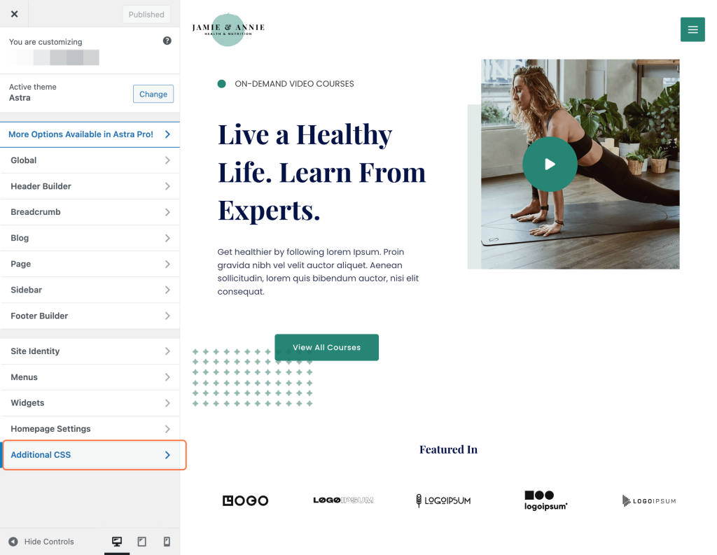 Stick Footer to the Bottom When Page Content is Less Additional CSS option at the bottom