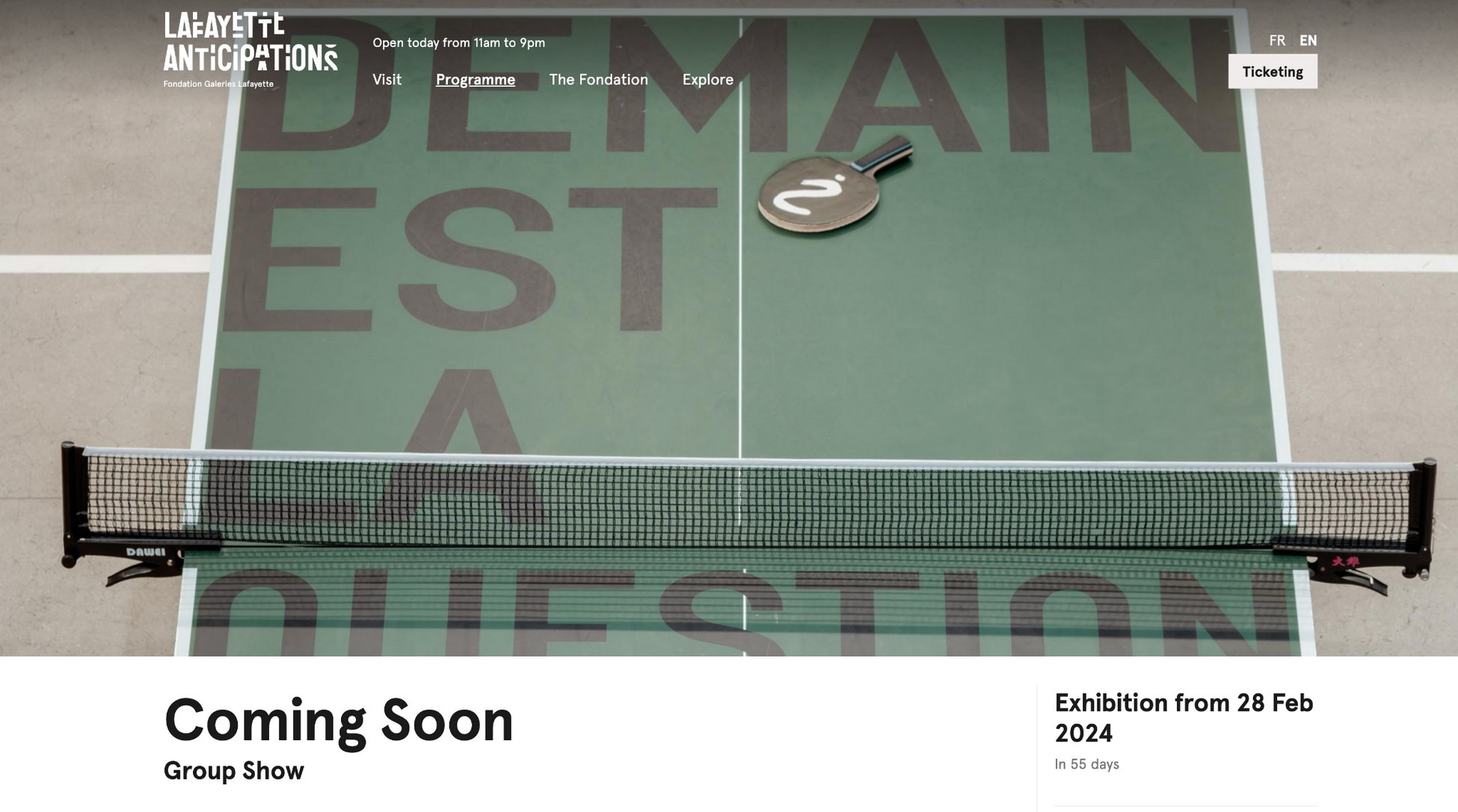 Create a Killer Coming Soon Page: 30+ Great Examples! Lafayette anticipations coming soon page