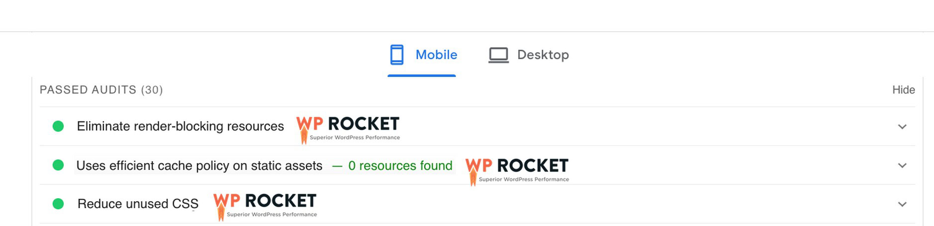 How To Speed Up WordPress Websites With Spectra and WP Rocket Passed audit speed test