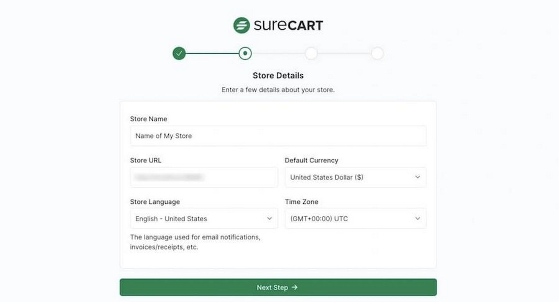 SureCart Review: What Makes It a Superior eCommerce Solution? SureCart create a new store