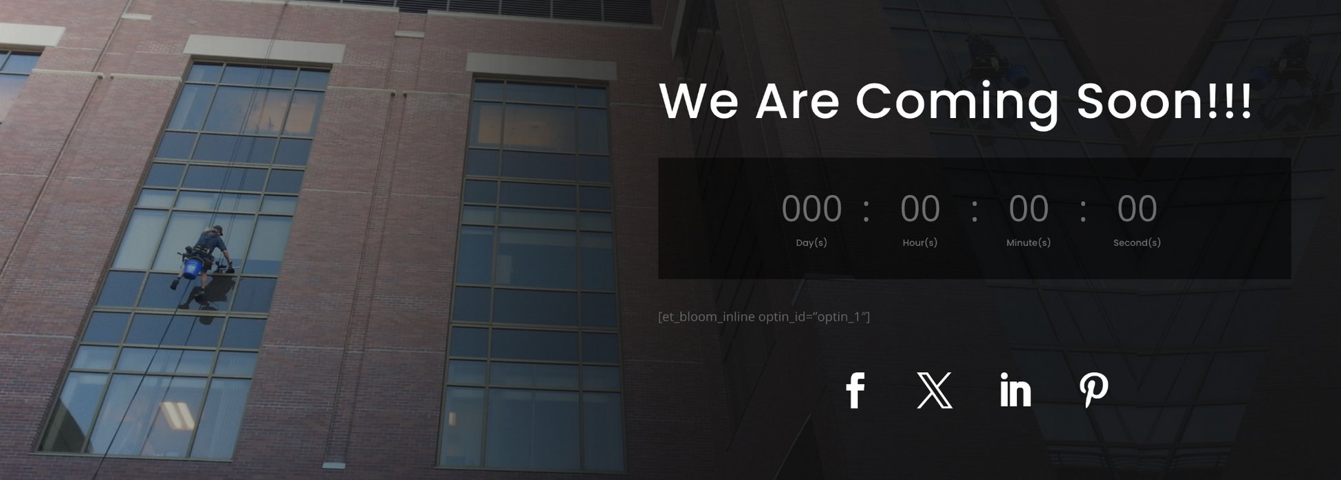 Create a Killer Coming Soon Page: 30+ Great Examples! ultra cleaning services coming soon page