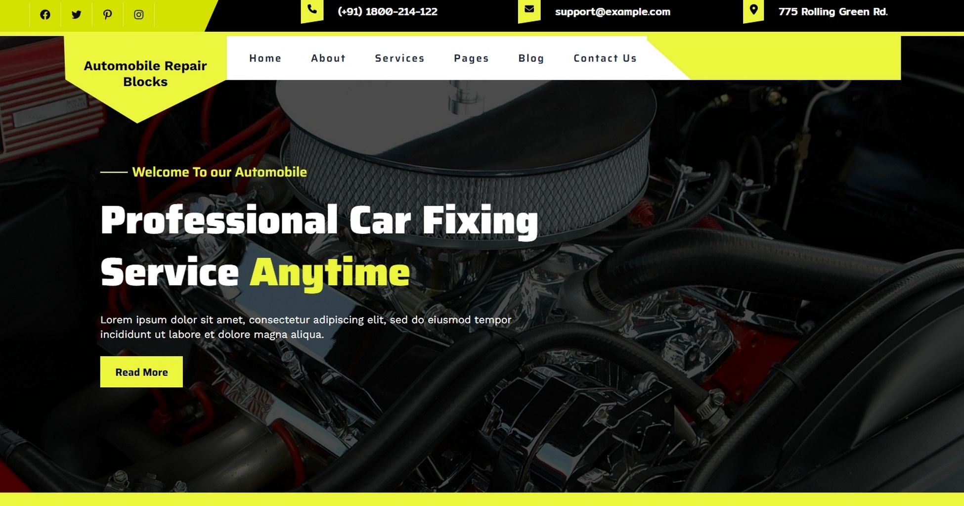 20 Best WordPress Block Themes For Effortless Full Site Editing Automobile Repair Blocks
