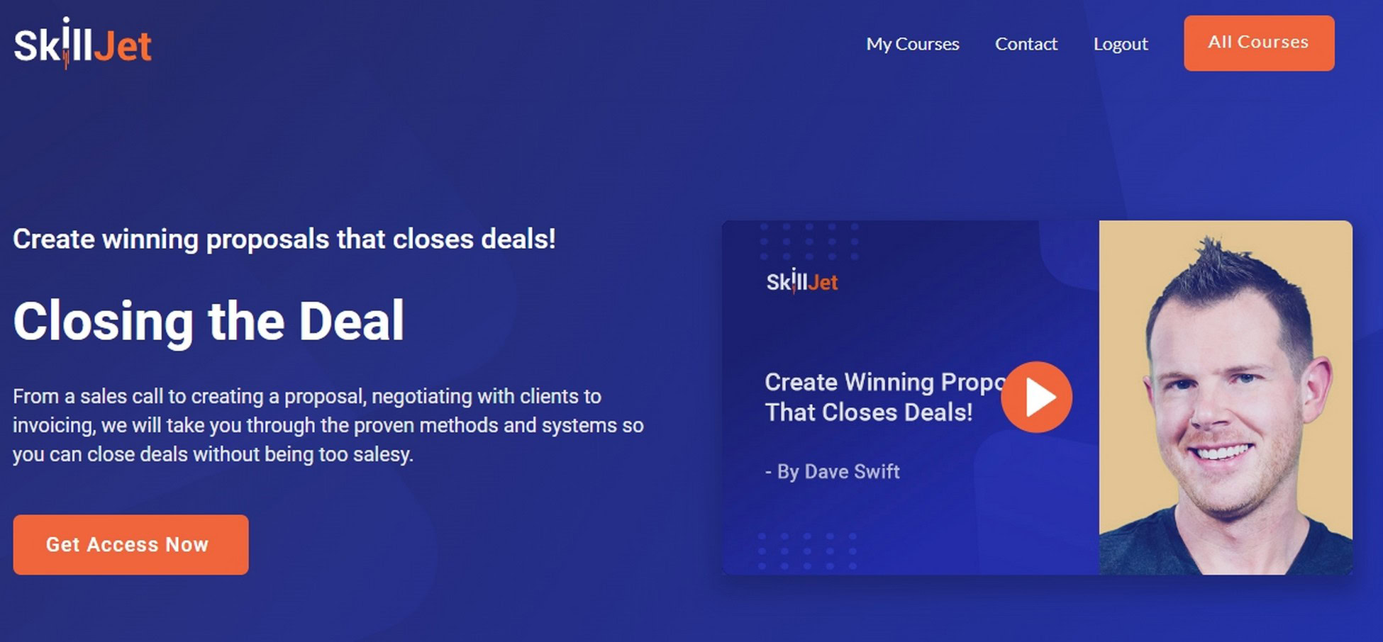 Become a WordPress Business Pro With SkillJet Academy! Closing the Deal by Dave Swift