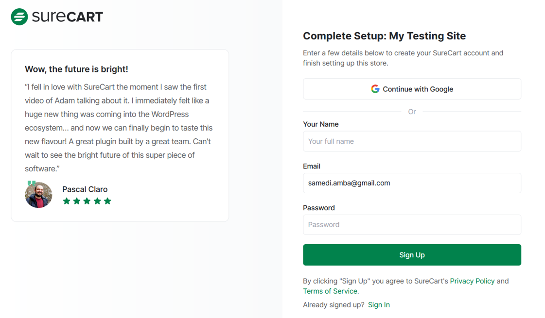 How To Sell Website Templates (Design and Make Profit) Adding an account