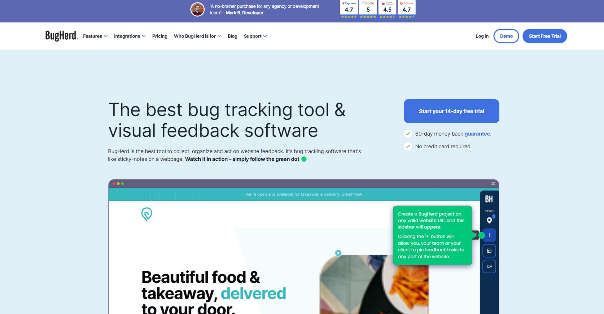 Agencies: 15 Website Annotation Tools for Better Collaboration BugHerd banner