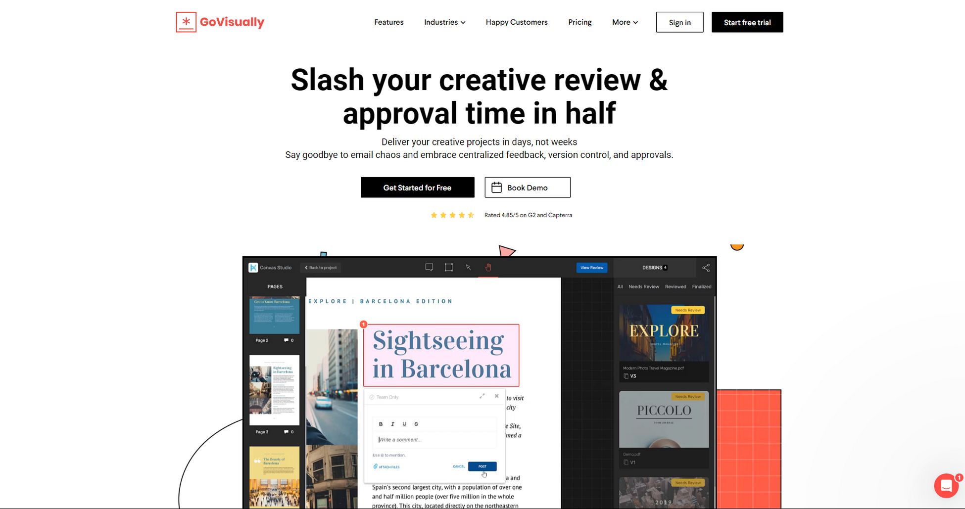 Agencies: 15 Website Annotation Tools for Better Collaboration GoVisually banner