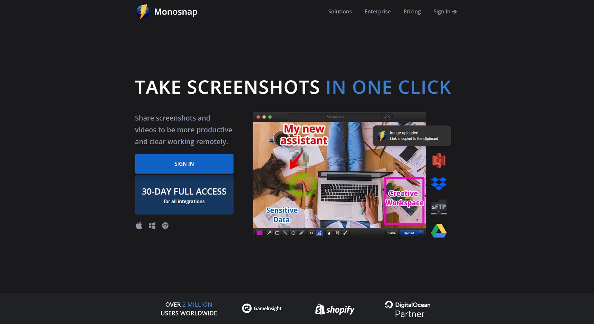 Agencies: 15 Website Annotation Tools for Better Collaboration Monosnap banner