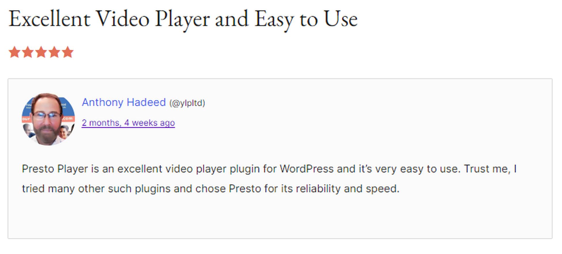 Presto Player Review: The Ultimate WordPress Video Companion? Presto player comment on wordpress