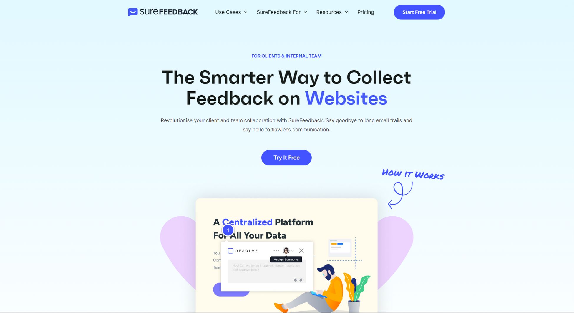 Agencies: 15 Website Annotation Tools for Better Collaboration surefeedback hero image
