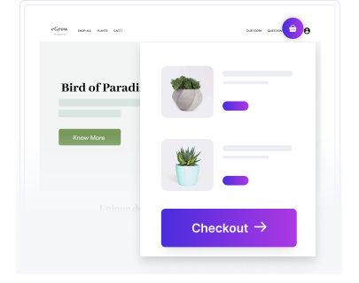 Dropdown Cart